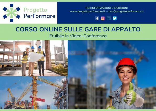 Corso online contratti pubblici e appalti